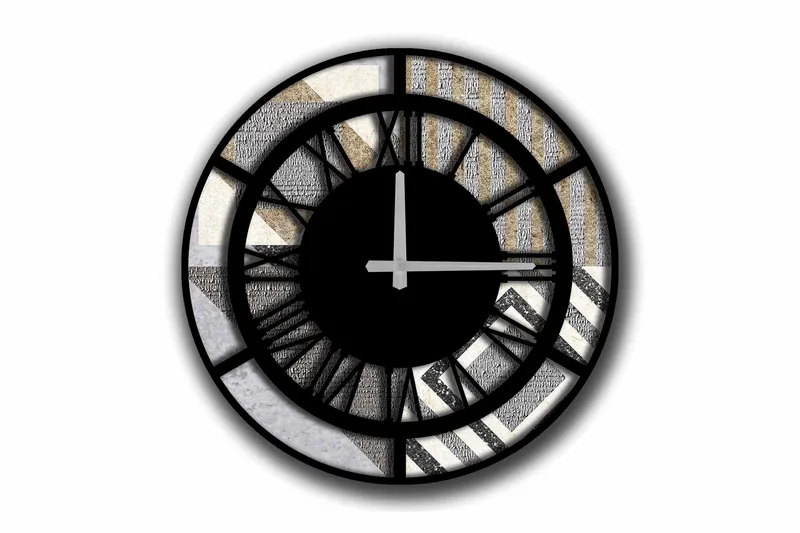 Diyadin Dekorklokke 50 cm Rund, Flerfarget