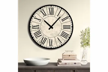 Diyadin Dekorklokke 50 cm Rund - Flerfarget - Interiør - Veggdekorasjon - Klokker