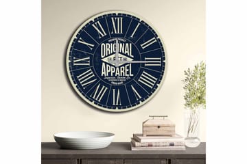 Diyadin Dekorklokke 50 cm Rund - Flerfarget - Interiør - Veggdekorasjon - Klokker