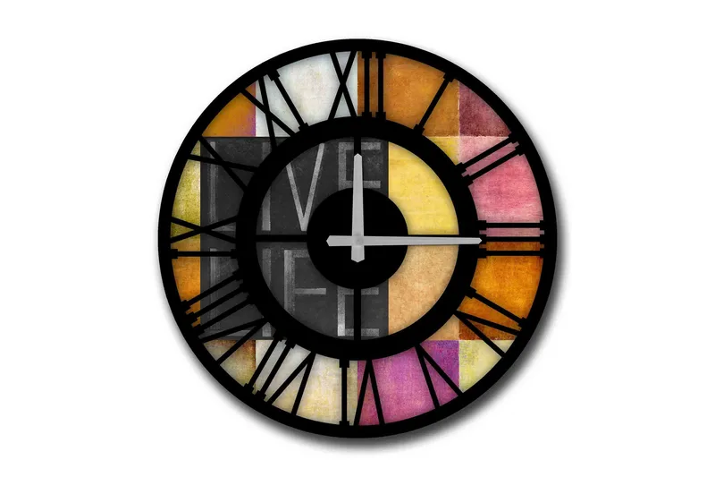 Diyadin Dekorklokke 50 cm Rund, Flerfarget