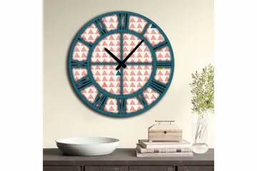 Diyadin Dekorklokke 50 cm Rund - Flerfarget - Interiør - Veggdekorasjon - Klokker