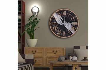 Diyadin Dekorklokke 50 cm Rund - Flerfarget - Interiør - Veggdekorasjon - Klokker