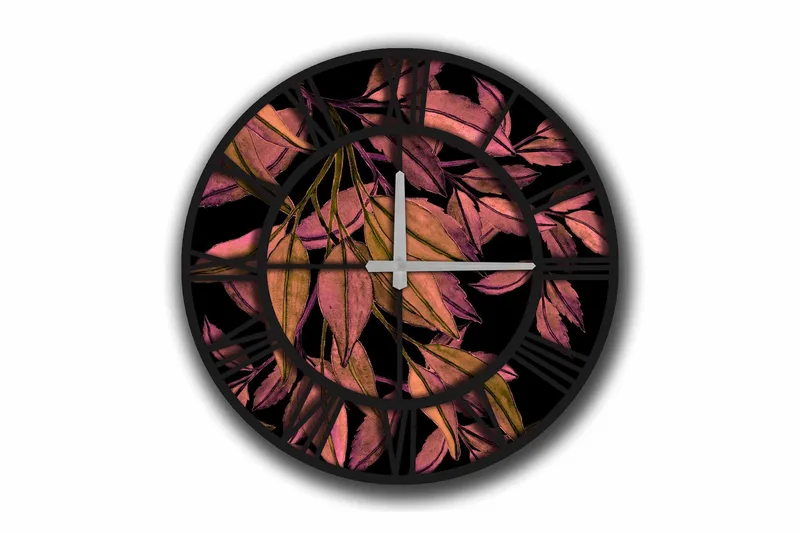 Diyadin Dekorklokke 50 cm Rund Floral, Flerfarget