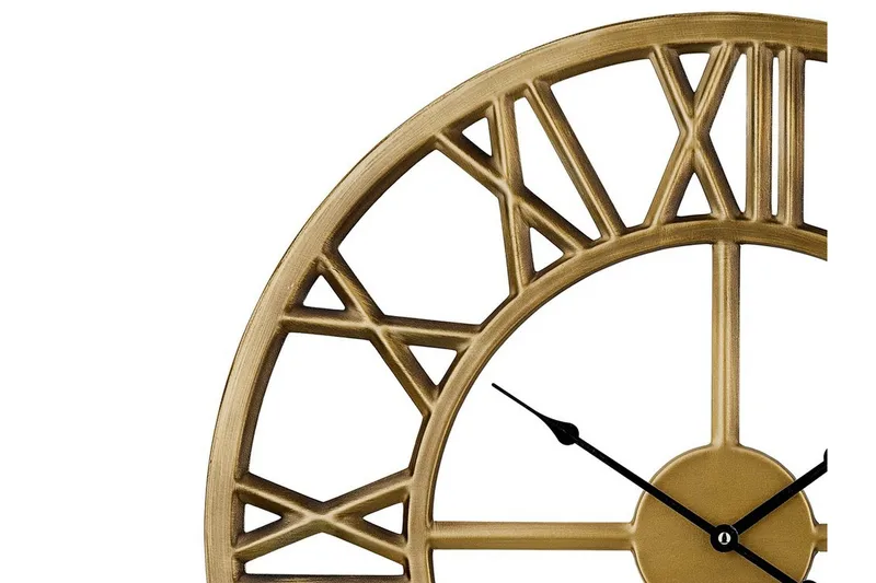 Nottwil Veggklokke 61 cm - Gull - Interiør - Veggdekorasjon - Klokker