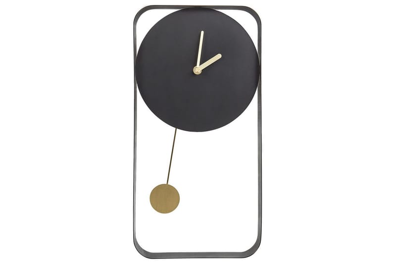 Pendelur Beliani Servoz Black||GOLD - Interiør - Veggdekorasjon - Klokker - Urverk til veggklokke