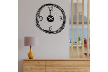 Stompeton Veggklokke - Svart - Interiør - Veggdekorasjon - Klokker