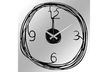 Stompeton Veggklokke - Svart - Interiør - Veggdekorasjon - Klokker