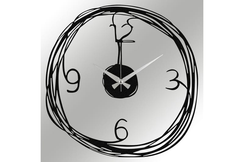 Stompeton Veggklokke - Svart - Interiør - Veggdekorasjon - Klokker