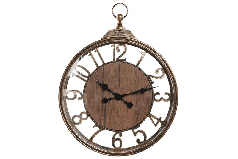 Väggklocka Beliani Alcoba Brown