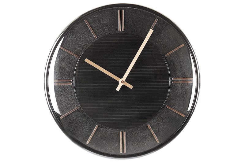 Väggklocka Beliani Daroca Grå/koppar Black||Copper