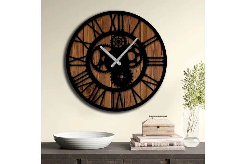 Veggdekorasjon MDF Klokke - Interiør - Veggdekorasjon - Klokker