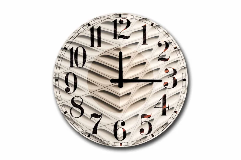 Veggdekorasjon MDF Klokke