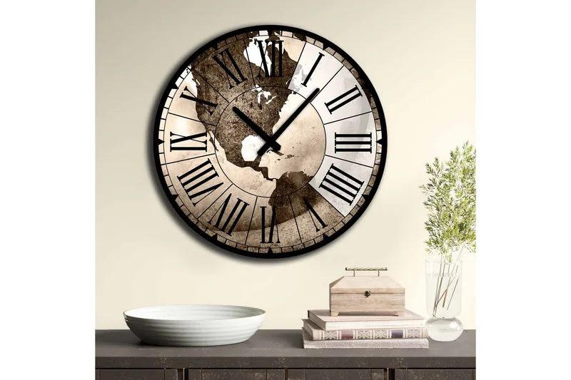 Veggdekorasjon MDF Klokke - Interiør - Veggdekorasjon - Klokker
