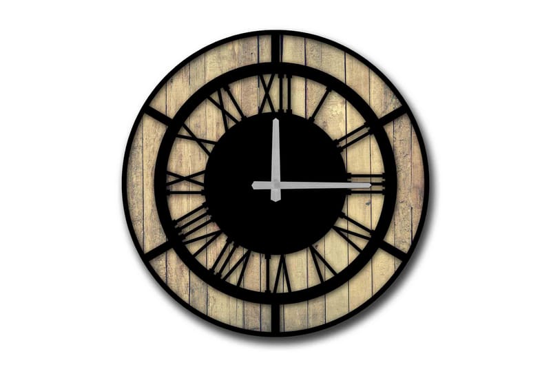 Veggdekorasjon MDF Klokke
