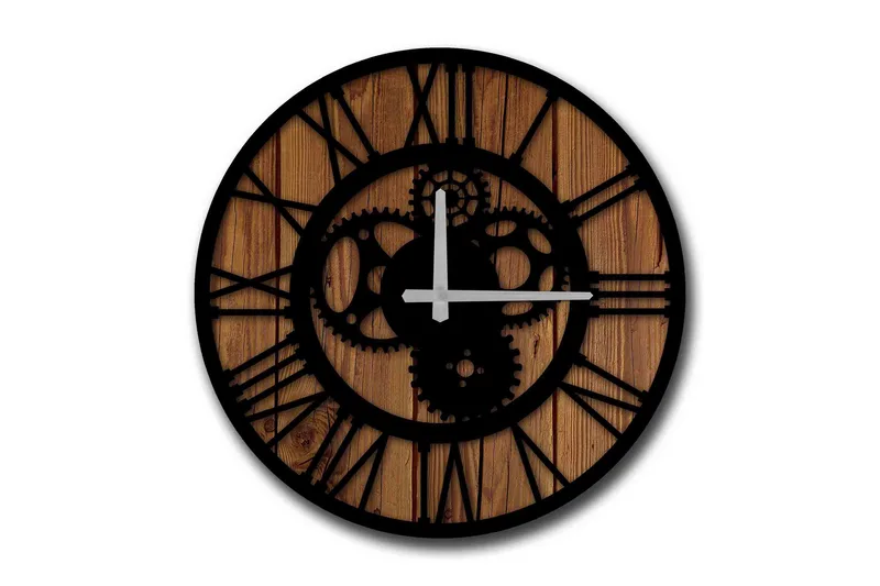 Veggdekorasjon MDF Klokke