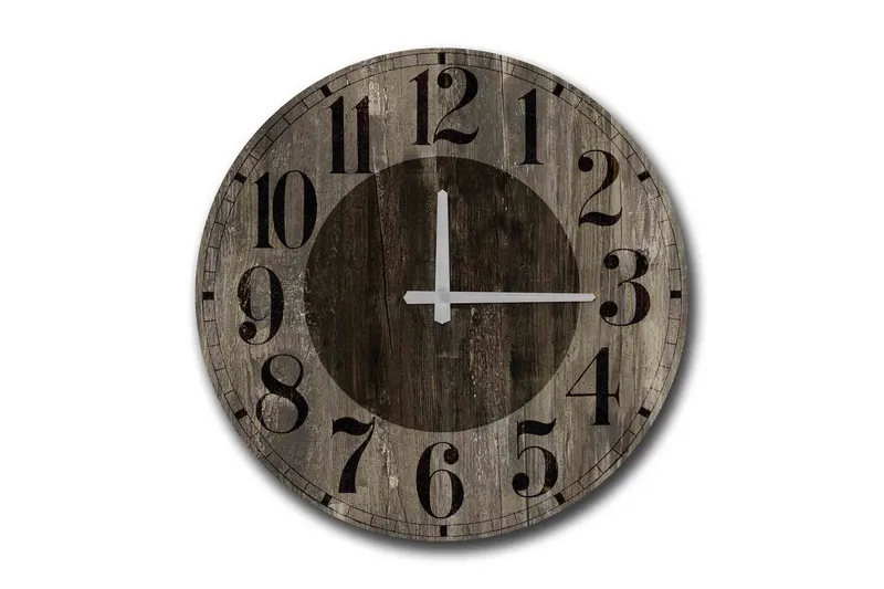 Veggdekorasjon MDF Klokke