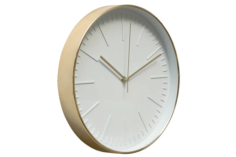 Veggklokke Duett, Messing