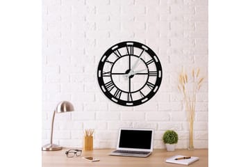 Veggklokke Igarka 48x50 cm - Metall/Svart - Interiør - Veggdekorasjon - Klokker