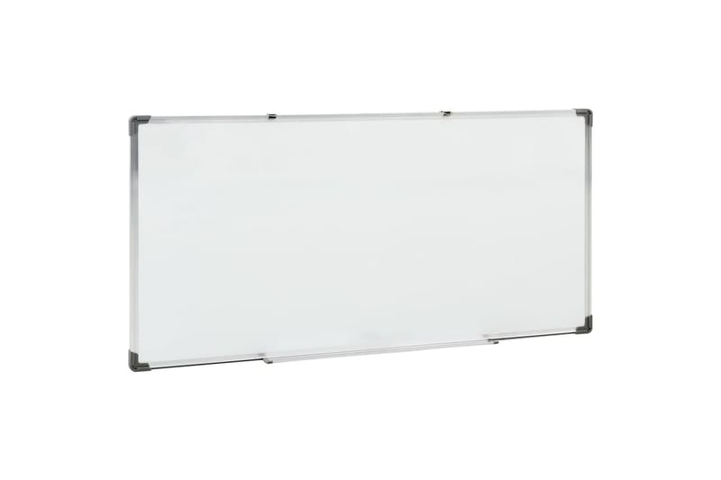 Magnetisk tavle hvit 110x60 cm stål - Hvit - Whiteboards & krittavler