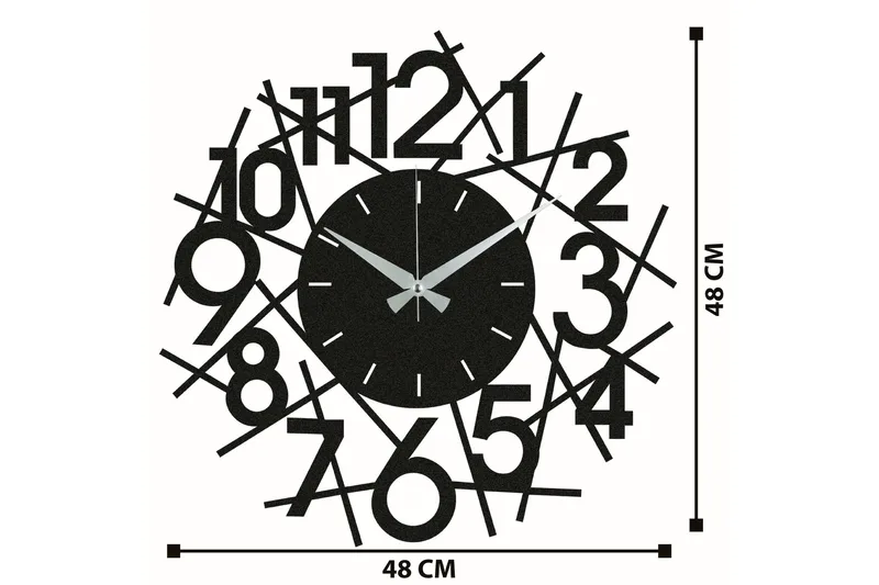 Rasputin - Svart - Interiør - Veggdekorasjon - Klokker