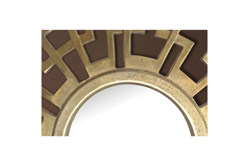 Speil Wohnling Art Deco Rund 60 cm Moderne - Interiør - Veggdekorasjon - Dekorativ plast