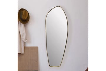 Speil Wohnling Asymmetrisk metallramme oval 90 cm - Interiør - Speil - Gangspeil