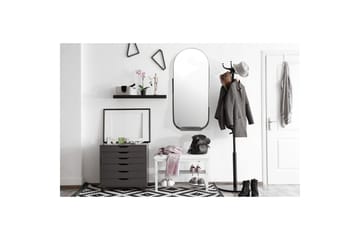 Speil Wohnling Asymmetrisk metallramme oval 90 cm - Interiør - Veggdekorasjon - Dekorativ plast