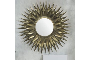 Speil Wohnling Solstil Metallramme Rund 60 cm - Interiør - Veggdekorasjon - Dekorativ plast