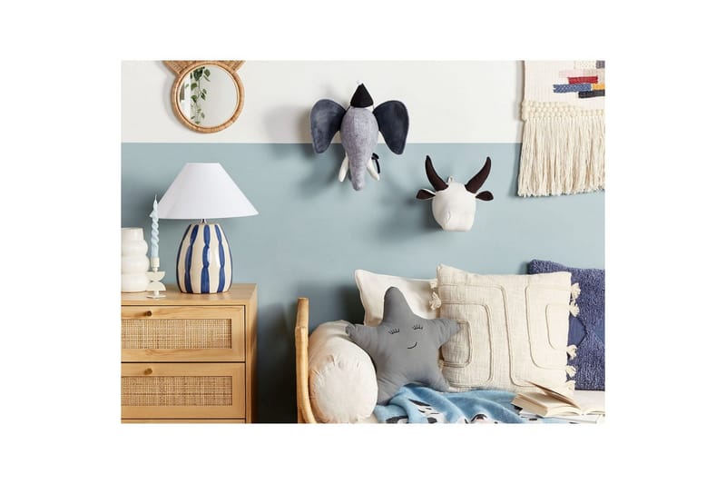 Väggdekorationer för barn Beliani Badou Light grey||White||Black - Interiør - Innredning til barnerom - Dekorasjon til barnerom