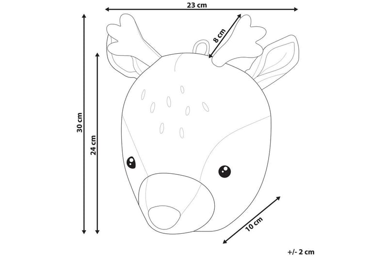 Väggdekorationer för barn Beliani Bambi Beige||White||Brown - Interiør - Innredning til barnerom - Dekorasjon til barnerom