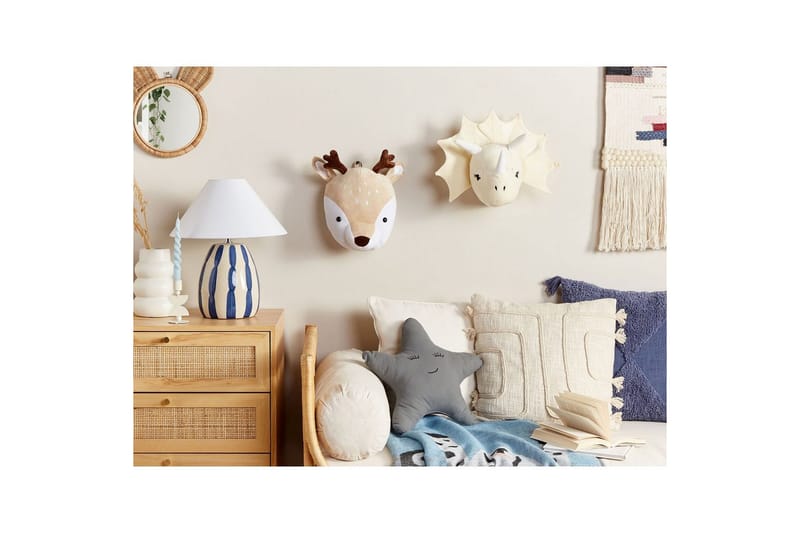 Väggdekorationer för barn Beliani Rexx Beige||White - Interiør - Innredning til barnerom - Dekorasjon til barnerom