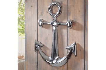 Veggdekorasjon Wohnling Anker Sjøfart Håndpolert Aluminiumstøp Moderne - Interiør - Dekorasjon & innredningsdetaljer