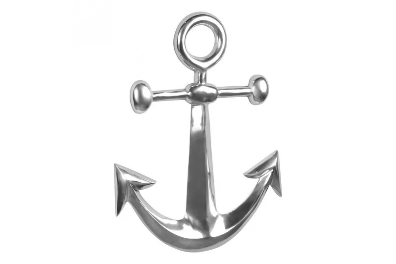 Veggdekorasjon Wohnling Anker Sjøfart Håndpolert Aluminiumstøp Moderne