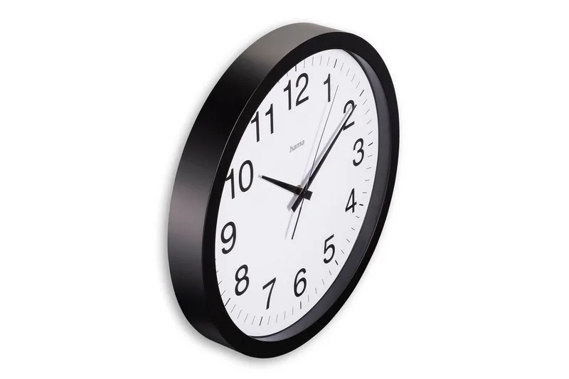 Veggur Hama Aruba 40 cm - Svart - Interiør - Veggdekorasjon - Klokker