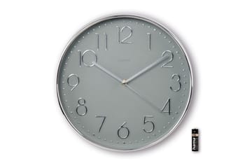 Veggur Hama Corsica 30 cm - Sølv - Interiør - Veggdekorasjon - Klokker
