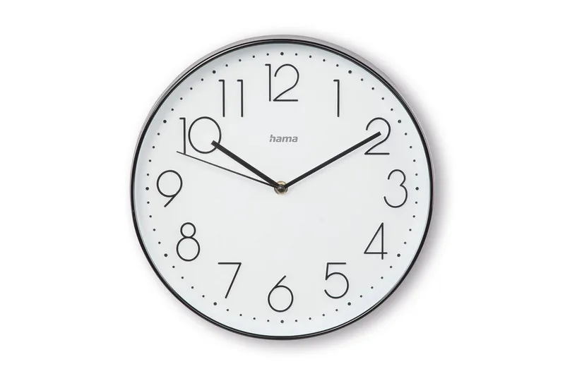 Veggur Hama Corsica 30 cm - Svart - Interiør - Veggdekorasjon - Klokker