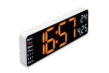 Veggur Hama Digital Santa Cruz - Svart - Interiør - Veggdekorasjon - Klokker