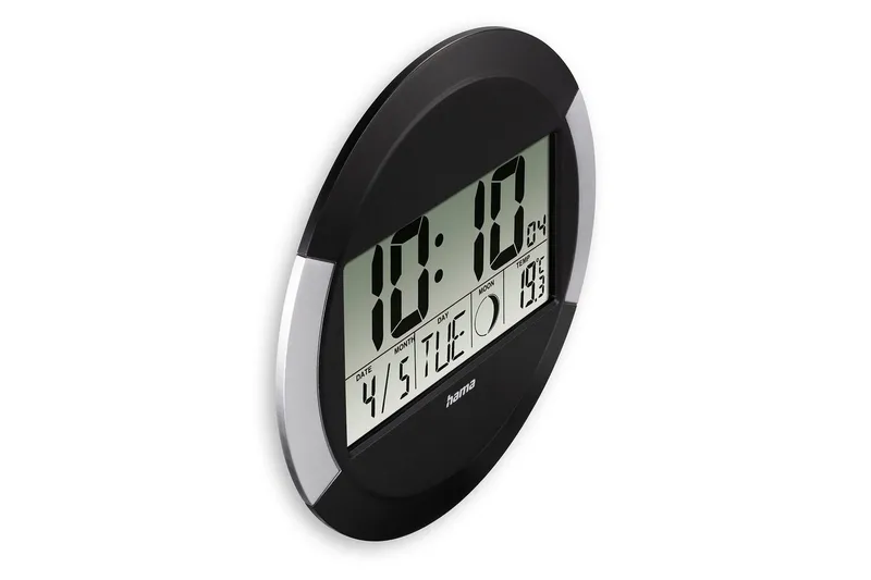 Veggur Hama Ischia med Radio Svart/Sølv, Svart