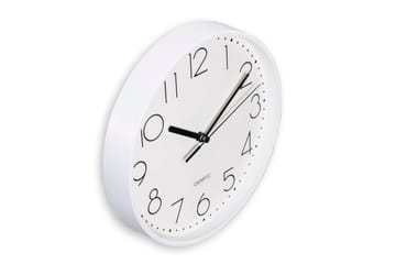 Veggur Hama Salina 22 cm - Hvit - Interiør - Veggdekorasjon - Klokker