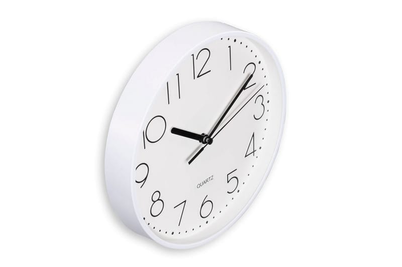 Veggur Hama Salina 22 cm - Hvit - Interiør - Veggdekorasjon - Klokker