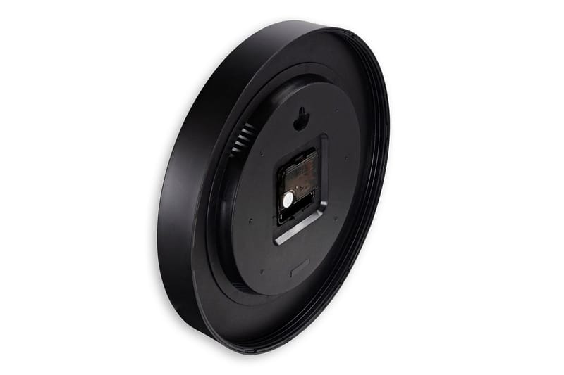 Veggur Hama Santorini 30 cm Svart - Svart - Interiør - Veggdekorasjon - Klokker