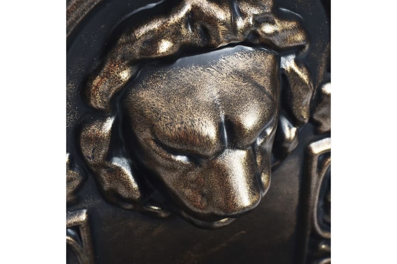 Veggfontene med løvehode bronse - Brun - Veggdekorasjon
