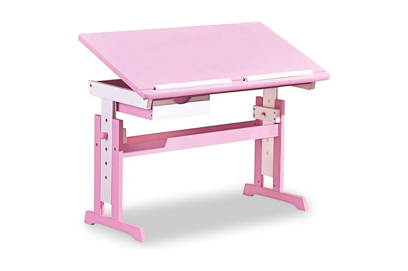 Skrivebord Lilium Barn Rosa/Hvit - Skrivebord - Tegnebord