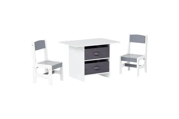 Barnebord med stoler Yalgoo - Møbler - Barnemøbler - Barnebord - Barnebord og stoler