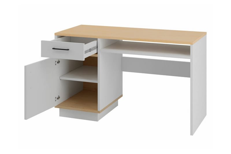 Barneskrivebord Edinbane 75 cm - Hvid - Skrivepult barn