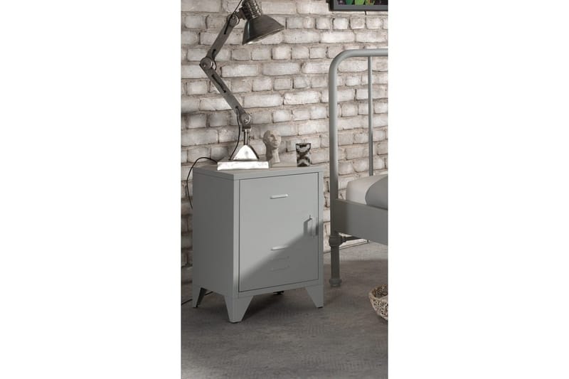 Nattbord Bronxx Grå - Grå - Møbler - Barnemøbler - Barnebord - Nattbord barn