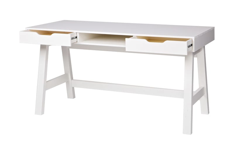 Skrivebord Sparrow 140 cm - Hvit - Møbler - Barnemøbler - Barnebord - Skrivepult barn