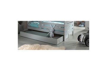 Skuff Småbarnsseng Grå - Grå - Møbler - Barnemøbler - Barnebord - Nattbord barn