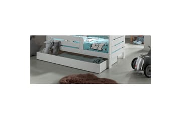 Skuff Småbarnsseng Hvit - Hvit - Møbler - Barnemøbler - Barnebord - Nattbord barn