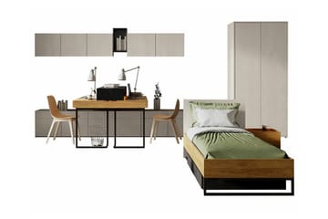 Rathmore Møbelsett For Barnerommet - Svart - Møbler - Barnemøbler - Barnemøbelsett